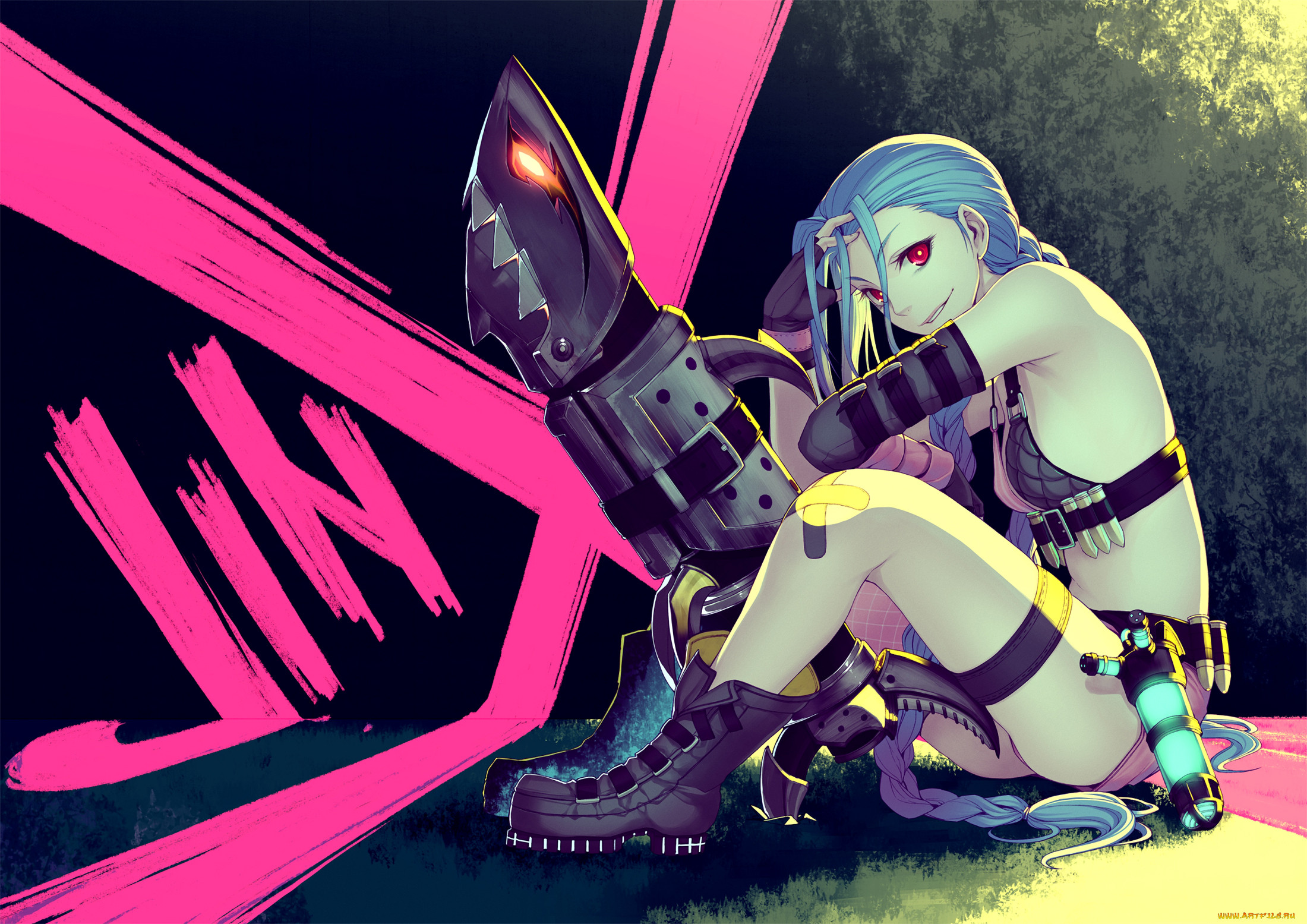  , league of legends, , , league, of, legends, , , kimura, daisuke, art, jinx